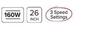 26" Mist Fan-icons
